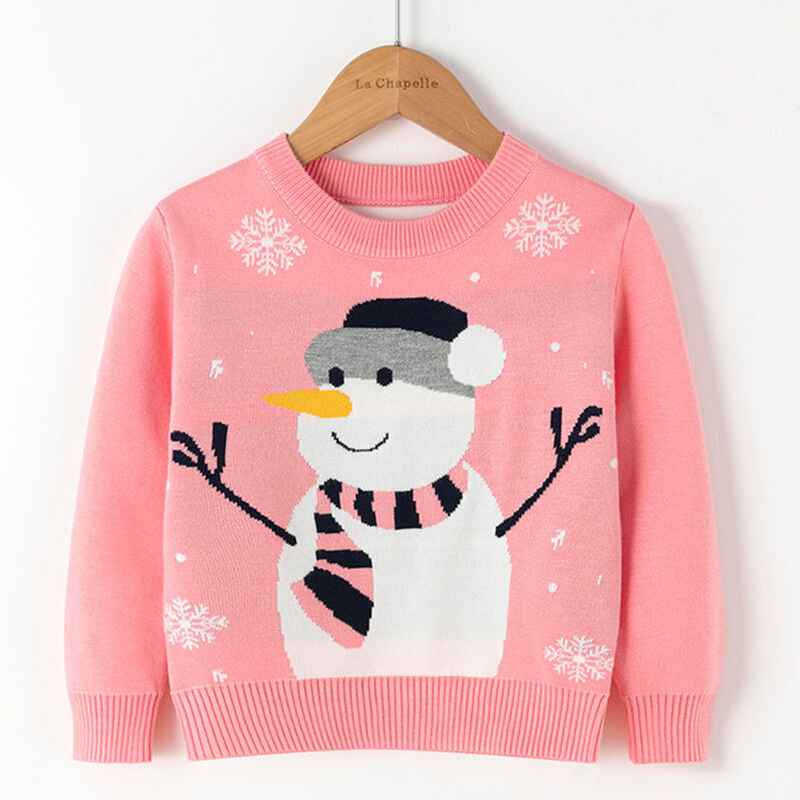 Pink-Kids-Christmas-Sweater-for-Toddler-Boys-Girls-Holiday-Pullover-Top-Cardigan-V041