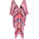 Pink-Stripe-Womens-Bathing-Suit-Cover-Up-for-Beach-Pool-Swimwear-Crochet-Dress