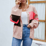 Pink-Womens-Cardigan-Color-Block-Striped-Draped-Kimono-Cardigans-Long-Sleeve-Open-Front-Casual-Knit-Sweaters-Coat-Outwear-K269