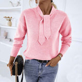 Pink-Womens-Fashion-Sweater-Long-Sleeve-Casual-Ribbed-Knit-Winter-Clothes-Pullover-Sweaters-Blouse-Top-K432