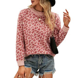 Pink-Womens-Long-Sleeve-Letter-Graphic-Drop-Shoulder-Pullover-Sweatshirt-Top-K428