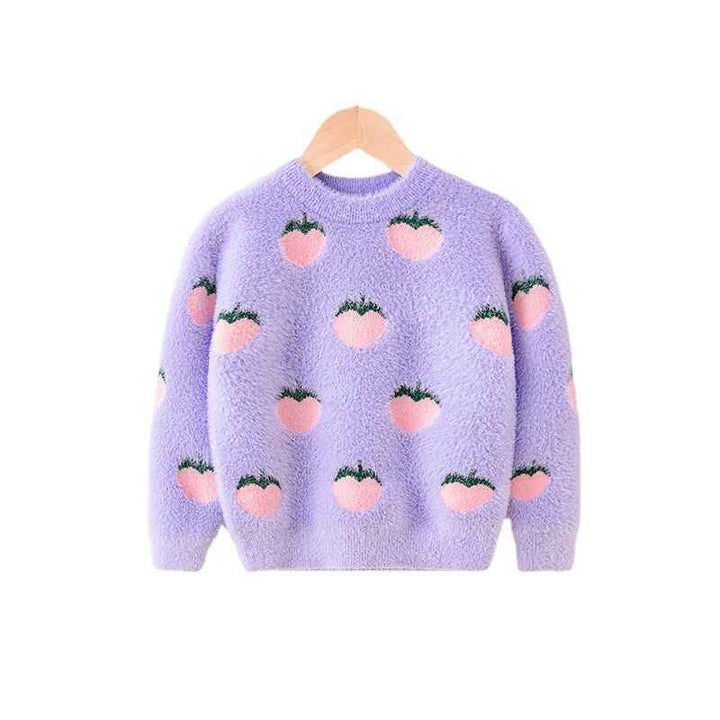 Purple-Toddler-Girls-Cartoon-Strawberry-Prints-Sweater-Long-Sleeve-Warm-Knitted-Pullover-Knitwear-Tops-Jacket-V019