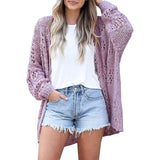 Purple-Womens-Crochet-Cardigan-Kimono-Boho-Long-Sleeve-Lightweight-Soft-Oversized-Open-Front-Knitted-Sweater-K002
