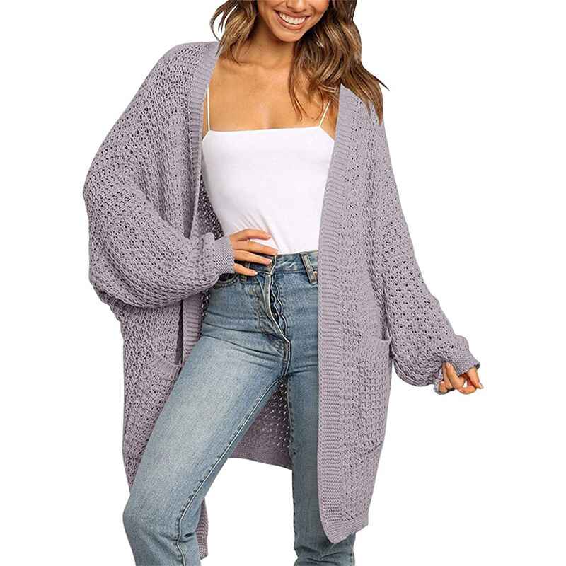 Purple-Womens-Long-Sleeve-Open-Front-Cardigans-Outwear-Chunky-Knit-Sweaters-with-Pockets-K009-tops