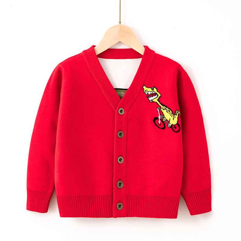 Red-Cute-Knitted-Sweater-for-Boys-Cartoon-Dinosaur-Crocodile-Long-Sleeve-Knit-Cardigan-V009