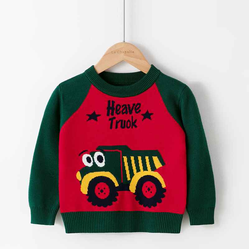         Red-Infant-Baby-Sweaters-Toddler-Baby-Boy-Knitted-Long-Sleeve-Sweaters-Fall-Winter-Pullover-Top-Knitwear-Multicolor-V053