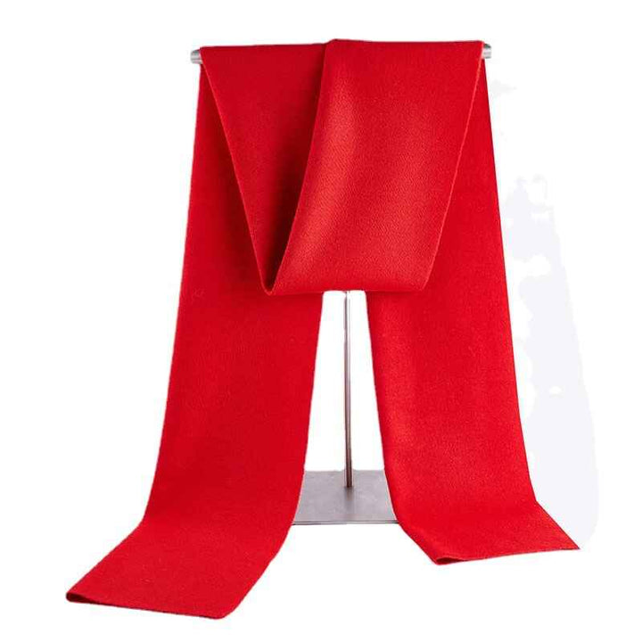 Red-Large-Soft-Cashmere-Silky-Pashmina-Solid-Shawl-Wrap-Scarf-for-Women-D010-Red