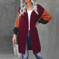 Red-Womens-Cable-Knit-Open-Front-Long-Sleeve-Cardigan-Sweater-with-Pocket-K103-Front-2