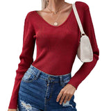 Red-Womens-Criss-Cross-V-Neck-Casual-Sweater-Knitted-Loose-Long-Sleeve-Backless-Fashion-Pullover-Sweaters-K320-Front-2