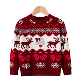 Red-kids-Ugly-Christmas-Sweater-Family-Matching-Outfits-for-Holiday-Party-Knitted-Pullover-V030