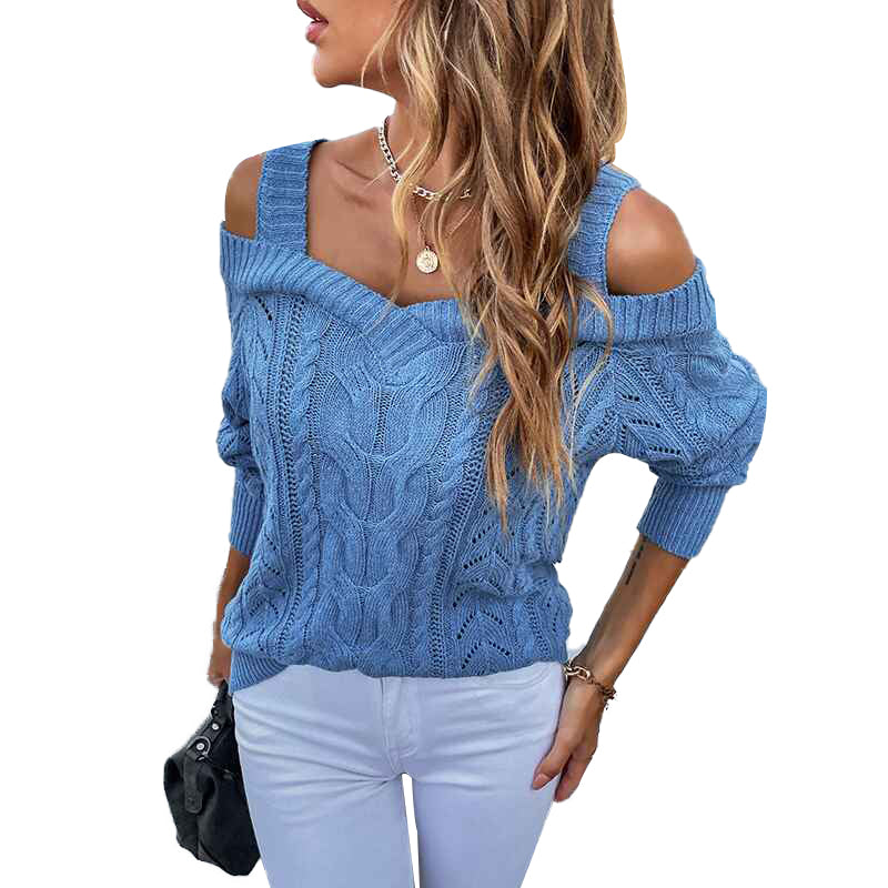 Sky-Blue-Womens-Knit-Cold-Shoulder-Sweaters-Crewneck-Long-Sleeve-Slim-Fall-Tops-Sweater-K235