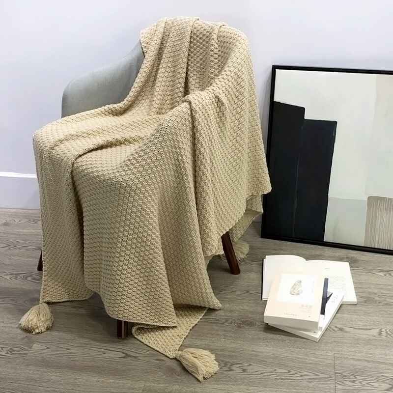 Soft-Cozy-Waffle-Knit-Throw-Blanket-with-Fringe-Decorative-Lightweight-Knitted-Throw-Blankets-khaki