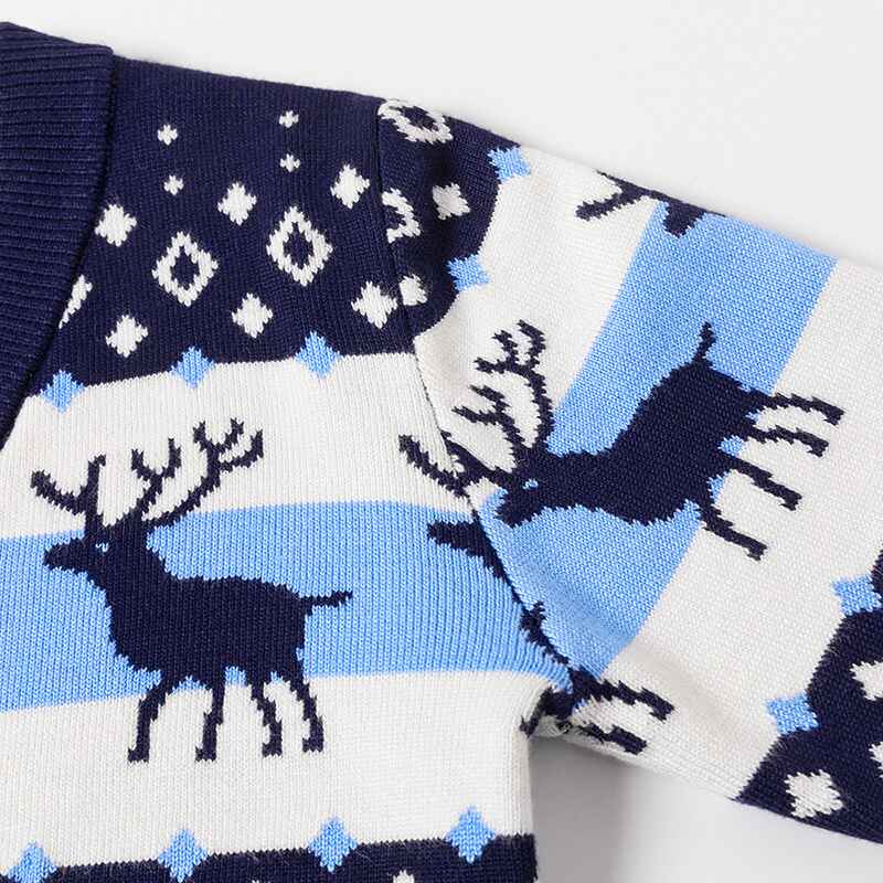 Toddler-Unisex-Baby-Button-up-Cotton-Coat-Deer-Christmas-Cardigan-Sweater-V040-Sleeves