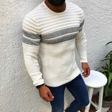 White-Men-Slim-Fit-Crewneck-Pullover-Sweater-Winter-Casual-Chunky-Cable-Knit-Comfort-Heavy-Long-Sleeve-Sweaters-G070