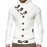 White-Mens-Knitted-Turtleneck-Jacket-Winter-Cardigan-Sweaters-for-Men-G001