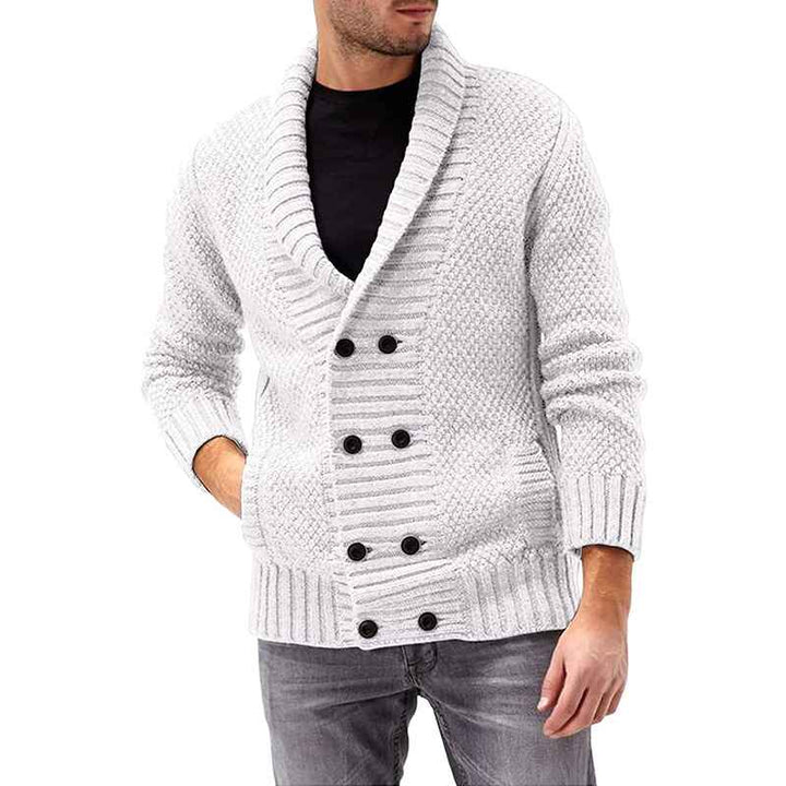 White-Mens-Soft-Double-Breasted-Cardigan-Sweaters-Fall-Winter-Long-Sleeve-Warm-Knitwear-Casual-Shawl-Lapel-Jackets-Coats-G049