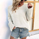 White-Waffle-Fall-Sweaters-for-Women-Casual-Long-Sleeve-Loose-Crewneck-Oversized-Sweater-Pullover-Knit-Top-K219