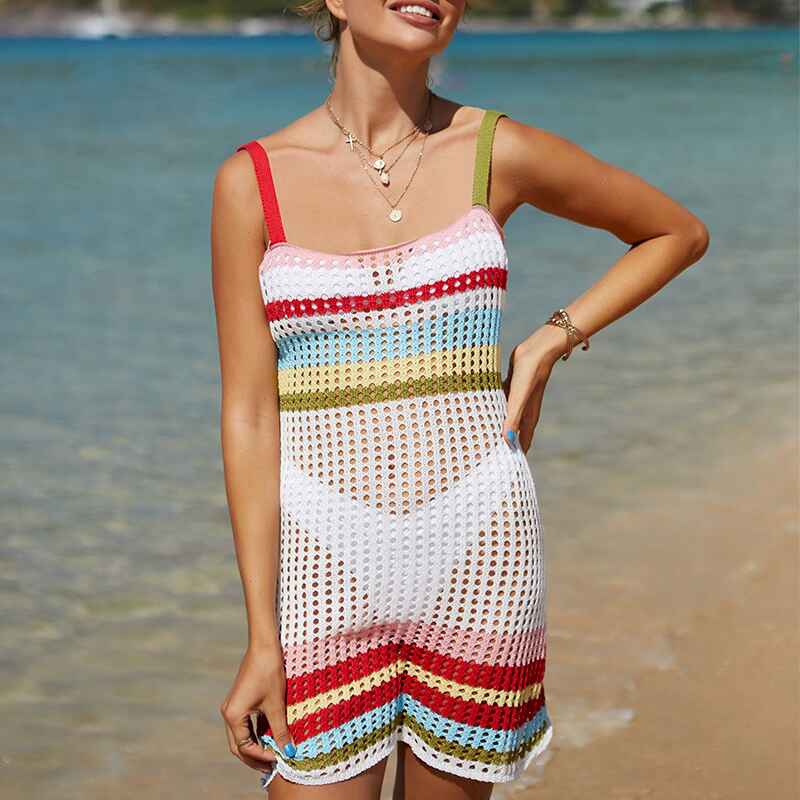White-Women-Cover-Ups-Crochet-Swimsuits-Sleeveless-Bathing-Suit-Bikini-Hollow-Out-Coverup-Beach-Swimwear