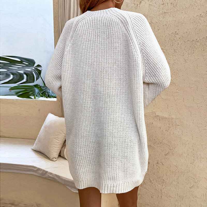 White-WomenS-Sexy-V-Neck-Knit-Sweater-Dresses-Bodycon-Long-Sleeve-Slim-Fit-Ribbed-Knitted-Mini-Dress-K435-Back