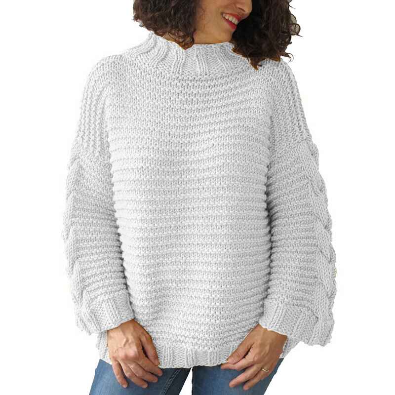 White-Womens-Casual-Long-Sleeve-Sweaters-Crew-Neck-Solid-Color-Soft-Ribbed-Knitted-Oversized-Pullover-Loose-Fit-Jumper-K052