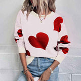 White-Womens-Cute-Heart-Knitted-Sweaters-Long-Sleeve-Crew-Neck-Pullover-Sweater-K465