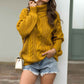 Yellow-Womens-2022-Winter-Fall-Solid-Turtleneck-High-Neck-Balloon-Long-Sleeve-Sweaters-Pullover-Outerwear-K072
