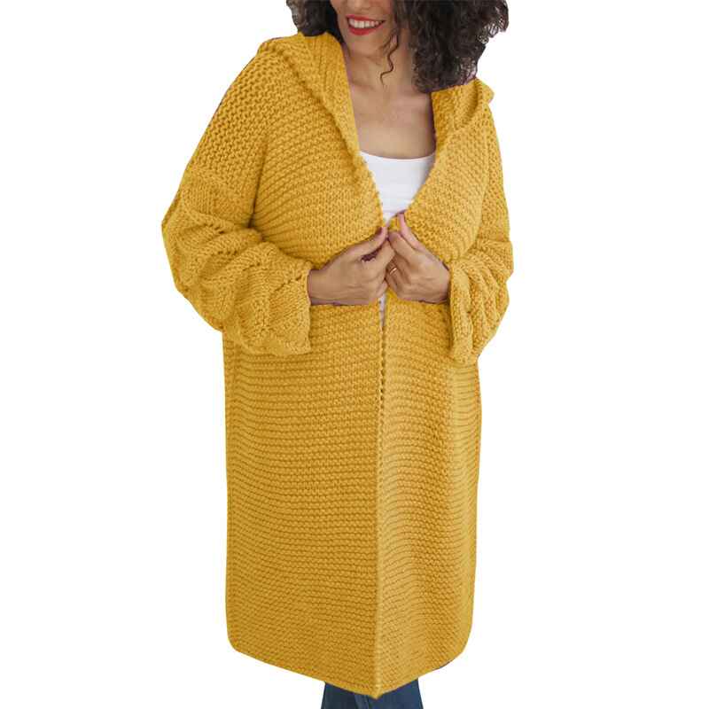 Yellow-Womens-Casual-Long-Sleeve-Open-Front-Hooded-Cardigan-Sweater-Oversized-Striped-Knitted-Pockets-Jacket-Coats-K034