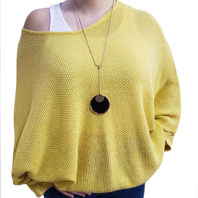 Yellow-Womens-Crochet-Hollow-Out-Sweater-Oversized-Loose-Sweater-Solid-Color-Knit-Sweater-Off-Shoulder-Sweaters-Pullover-K051