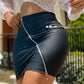 Plain Zipper Design High Waist Skirt