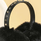 1PCS Rhinestone Faux Fur Winter Earmuffs Ear Warmers