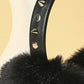 1PCS Rhinestone Faux Fur Winter Earmuffs Ear Warmers