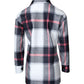 Plaid Print Pocket Button Design Long Sleeve Shacket