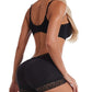 Contrast Lace Butt Lifting Shapewear Hip Padded Panty Breathable Underwear Body Shaper