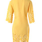 Hollow Out Round Neck Casual Dress