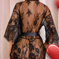 Crochet Lace Tied Detail Robe