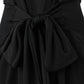 Knotted Side Slit Casual Dress