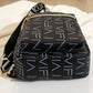 Letter Pattern Zipper Design Crossbody Shoulder Bag