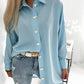 Heart Shaped Buttoned Long Sleeve Top