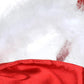 Christmas Bowknot Decor Fuzzy Trim Crotchless Lace Teddy