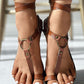 Toe Ring Buckled O ring Design Flat Sandals
