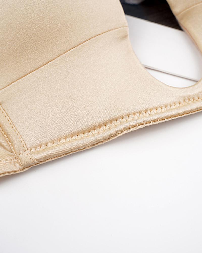 Plunge U Cut Seamless Invisible Push Up Wedding Bra