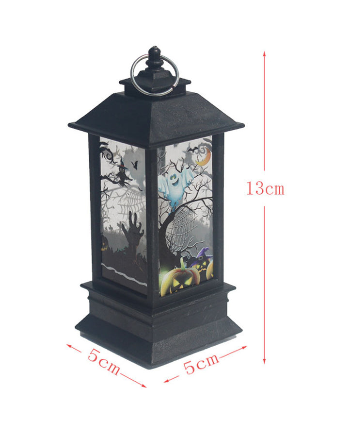 1pc Halloween Lantern Light Battery Operated Scary Flameless Flickering Candle Light Halloween Home Table Decoration