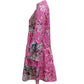 Ditsy Floral Paisley Print Bell Sleeve Casual Dress