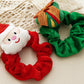 1pc Christmas Tree Santa Claus Decor Scrunchie