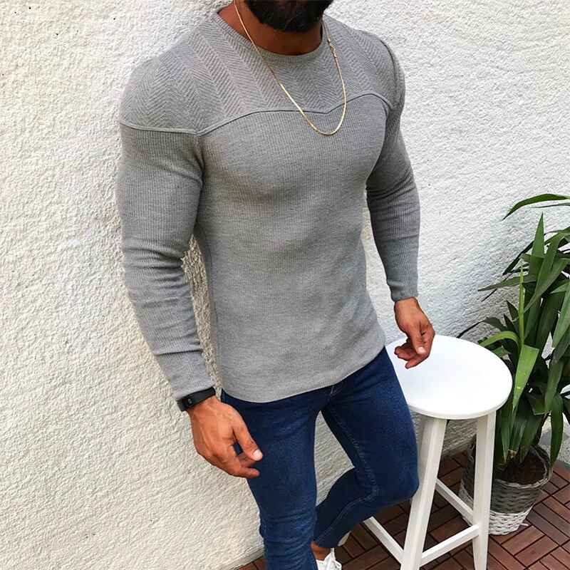 black-Men_s-Cable-Knit-Pullover-Sweater-G076-2