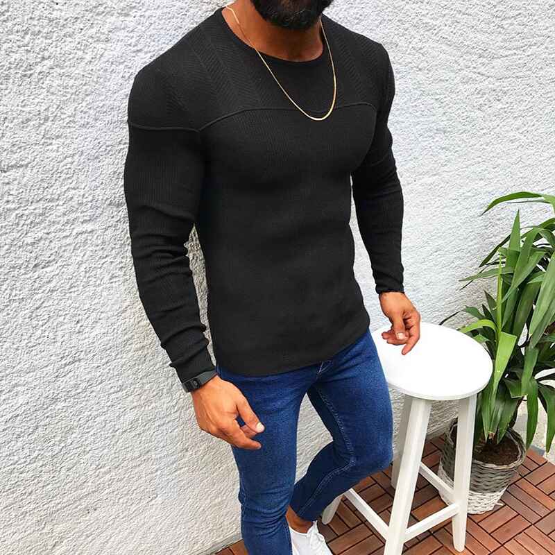 black-Men_s-Cable-Knit-Pullover-Sweater-G076