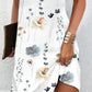 Floral Print Notch Neck Casual Dress
