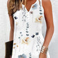 Floral Print Notch Neck Casual Dress