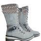 Eyelet Lace up Buckled Martin Boots