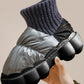 Quilted Non Slip Lined Slipper Boots